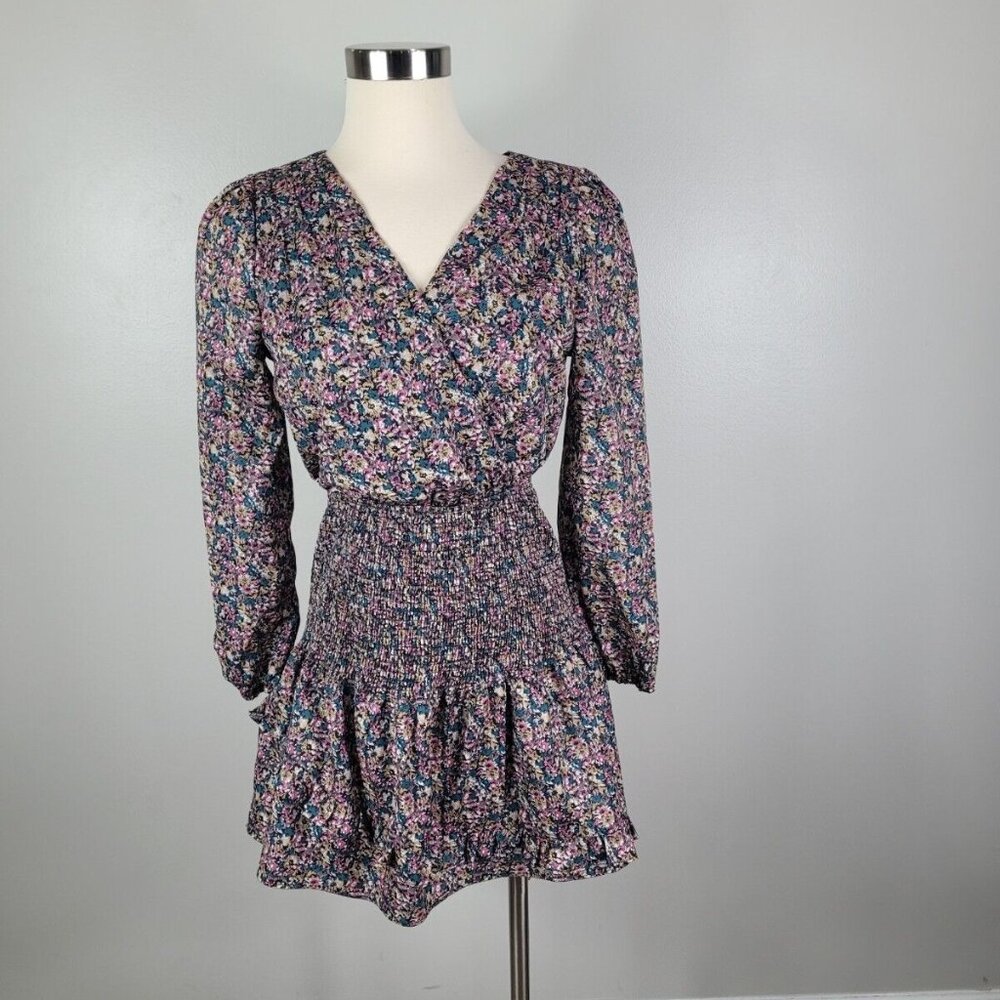 Storia Dancing in the Night Natalie Smock Ruffle Dress Size S NWT